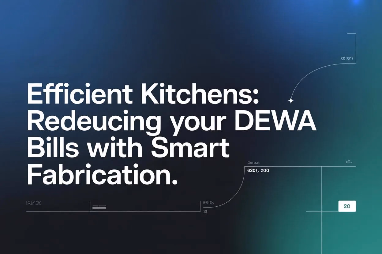 Energy-Efficient Kitchens: Reducing Your DEWA Bills with Smart Fabrication